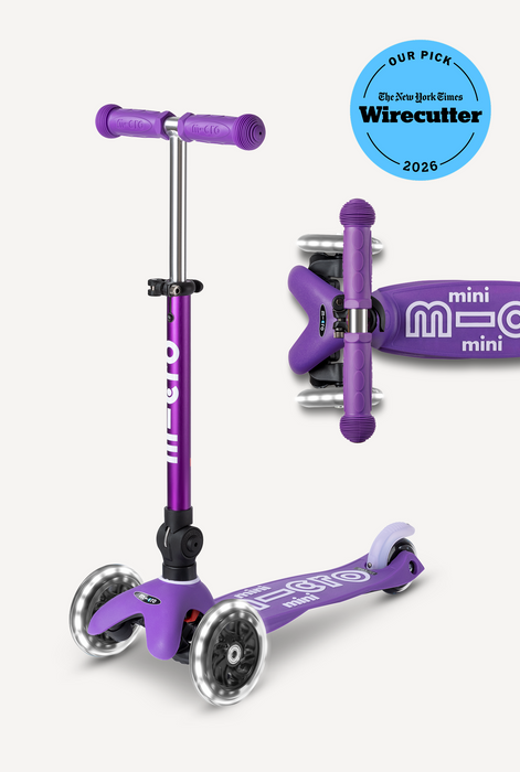 Micro Kickboard Mini Foldable LED Scooter