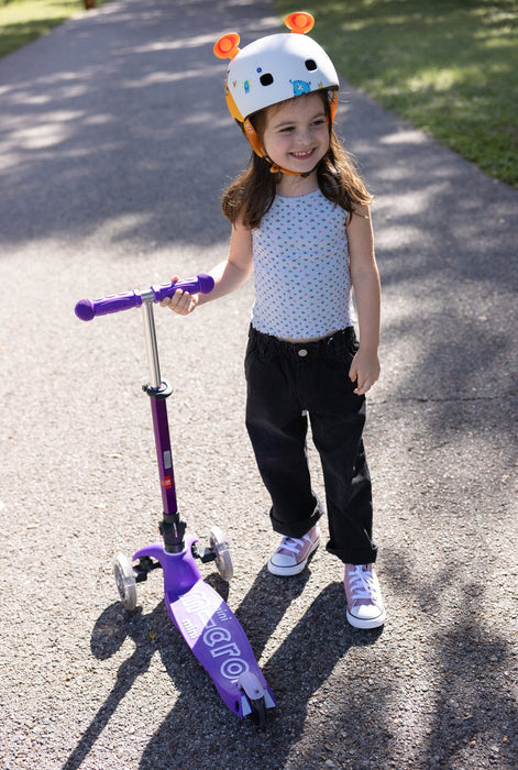 Micro Kickboard Mini Foldable LED Scooter