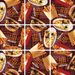 Captivating 9-Piece Food Squzzle Puzzle: Brain Teasing Square Game