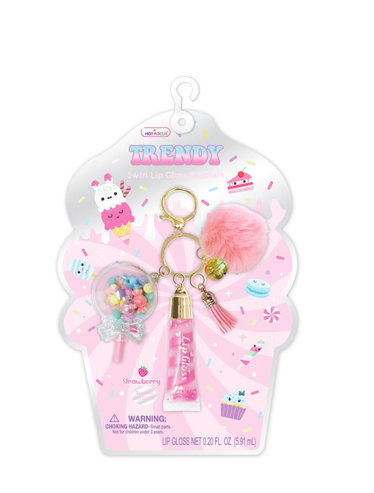 Lip Gloss Keychain Sweets