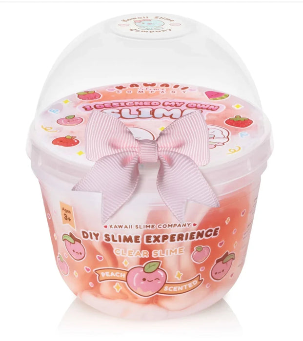 Kawaii Slime Co Peach Boba Slime Sensory Toy