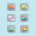 Glo Pals Auto Light-Up Cubes 6-Pack Water Activated Sensory Toy