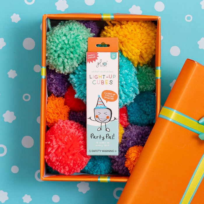 Party Pal Multi Color Light Up Bath Cubes - 4 Pack