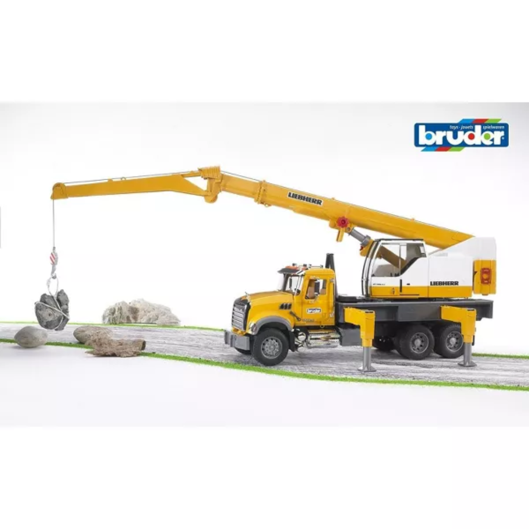 Bruder MACK Granite Liebherr Crane Truck