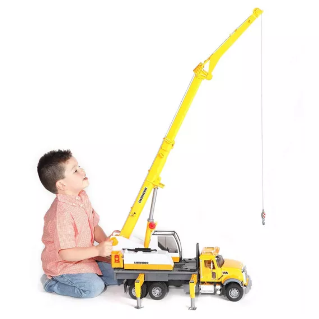Bruder MACK Granite Liebherr Crane Truck