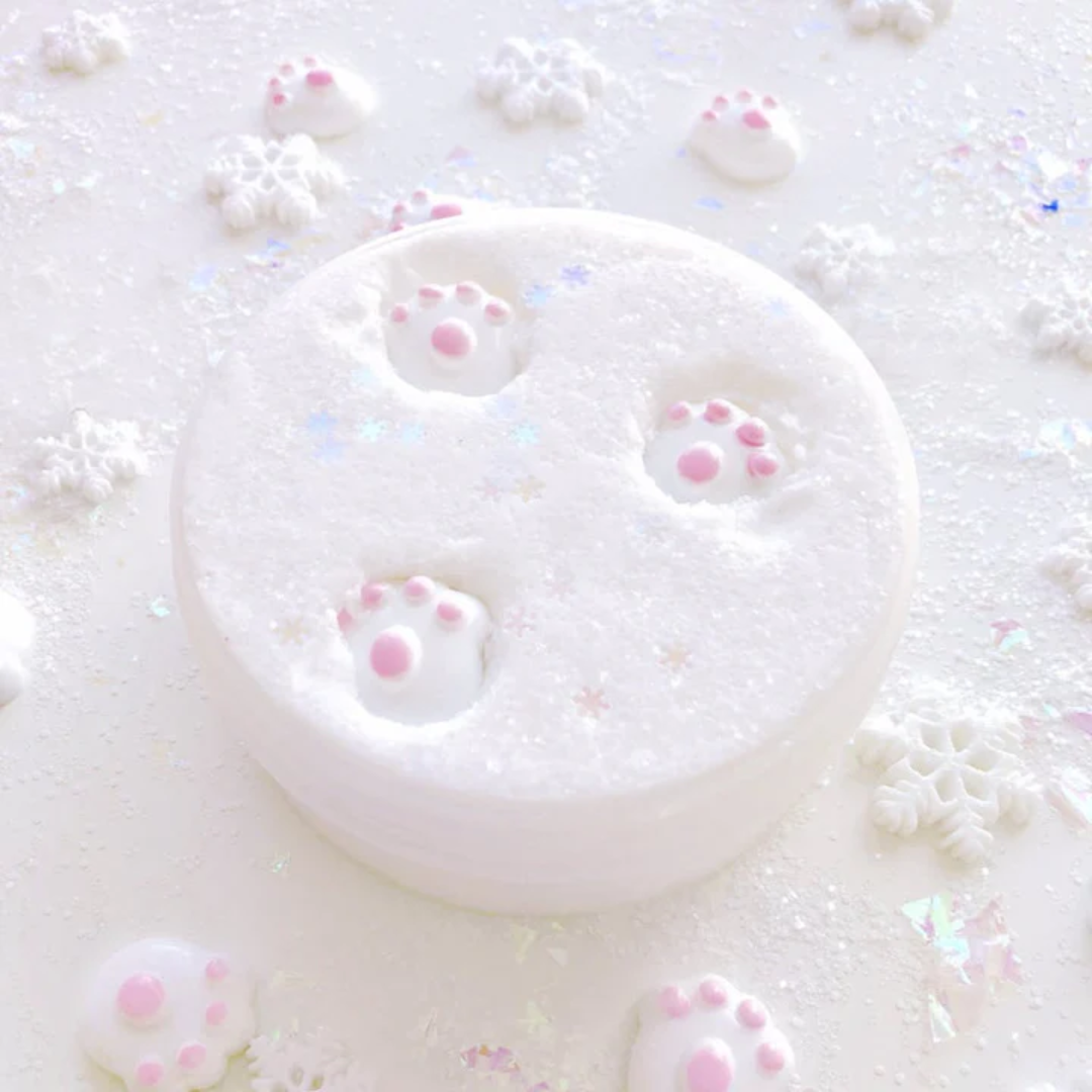 Polar Bear Tracks Cloud Kawaii Slime
