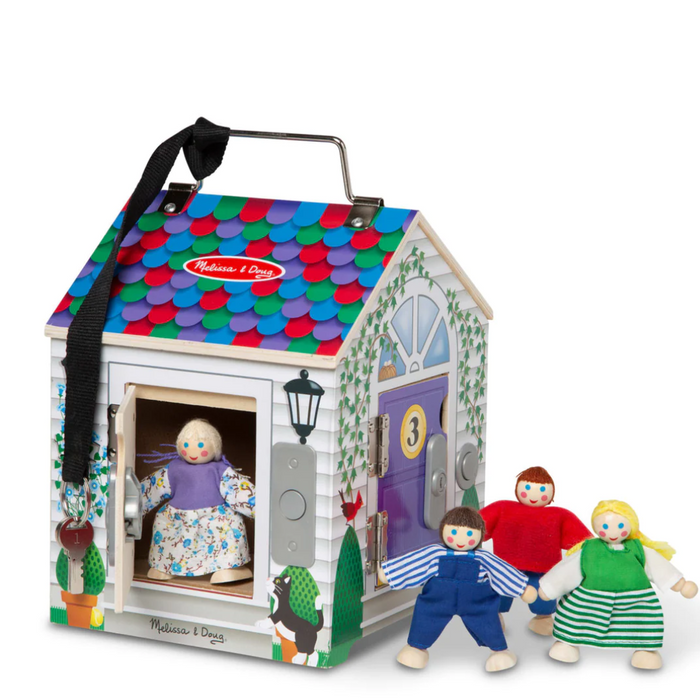 Melissa & Doug Wooden Doorbell House