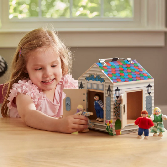 Melissa & Doug Wooden Doorbell House
