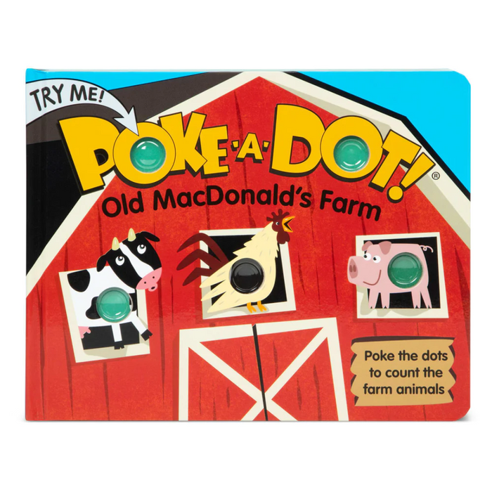 Melissa & Doug Poke-A-Dot: Old MacDonald's Farm Board Book