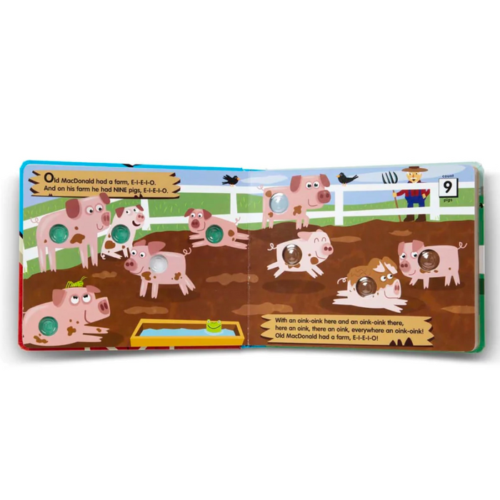 Melissa & Doug Poke-A-Dot: Old MacDonald's Farm Board Book