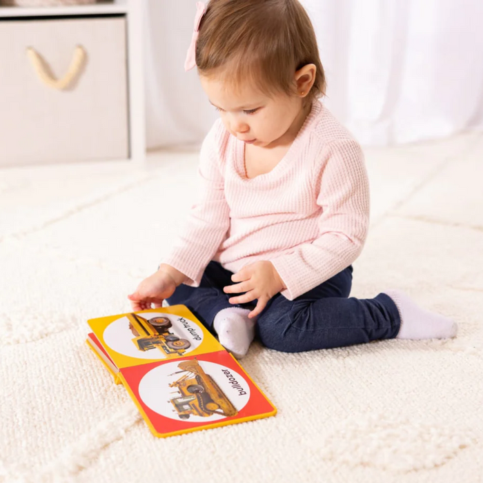 Melissa & Doug Poke-A-Dot: Construction Vehicles Board Book