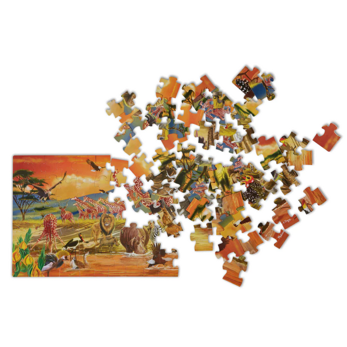 Safari Floor Puzzle - 100 Pieces