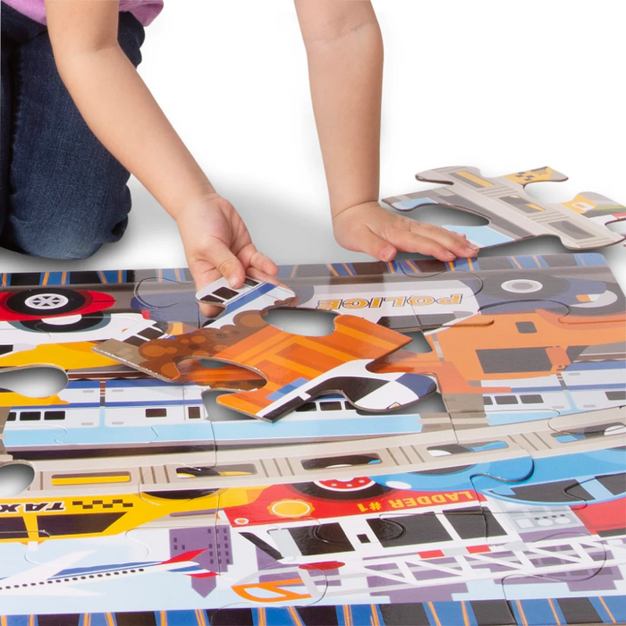 Traffic Jam Floor Puzzle - 24 Pieces
