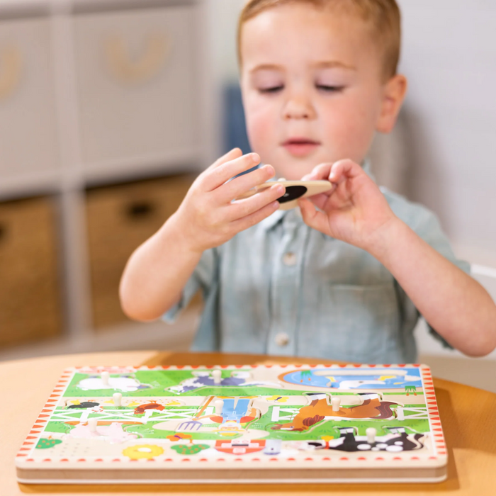 Melissa & Doug Old MacDonald's Farm Song Puzzle - 8 Pieces