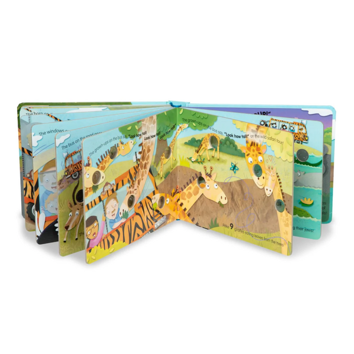 Poke-a-Dot - The Wheels on the Bus Wild Safari Board Book