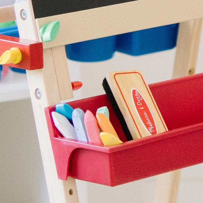 Melissa & Doug Deluxe Wooden Standing Art Easel