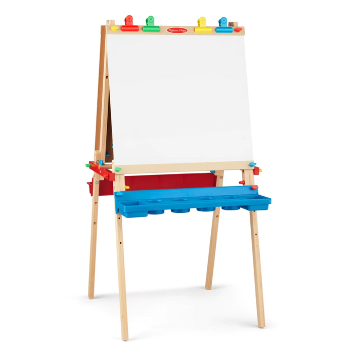Melissa & Doug Deluxe Wooden Standing Art Easel
