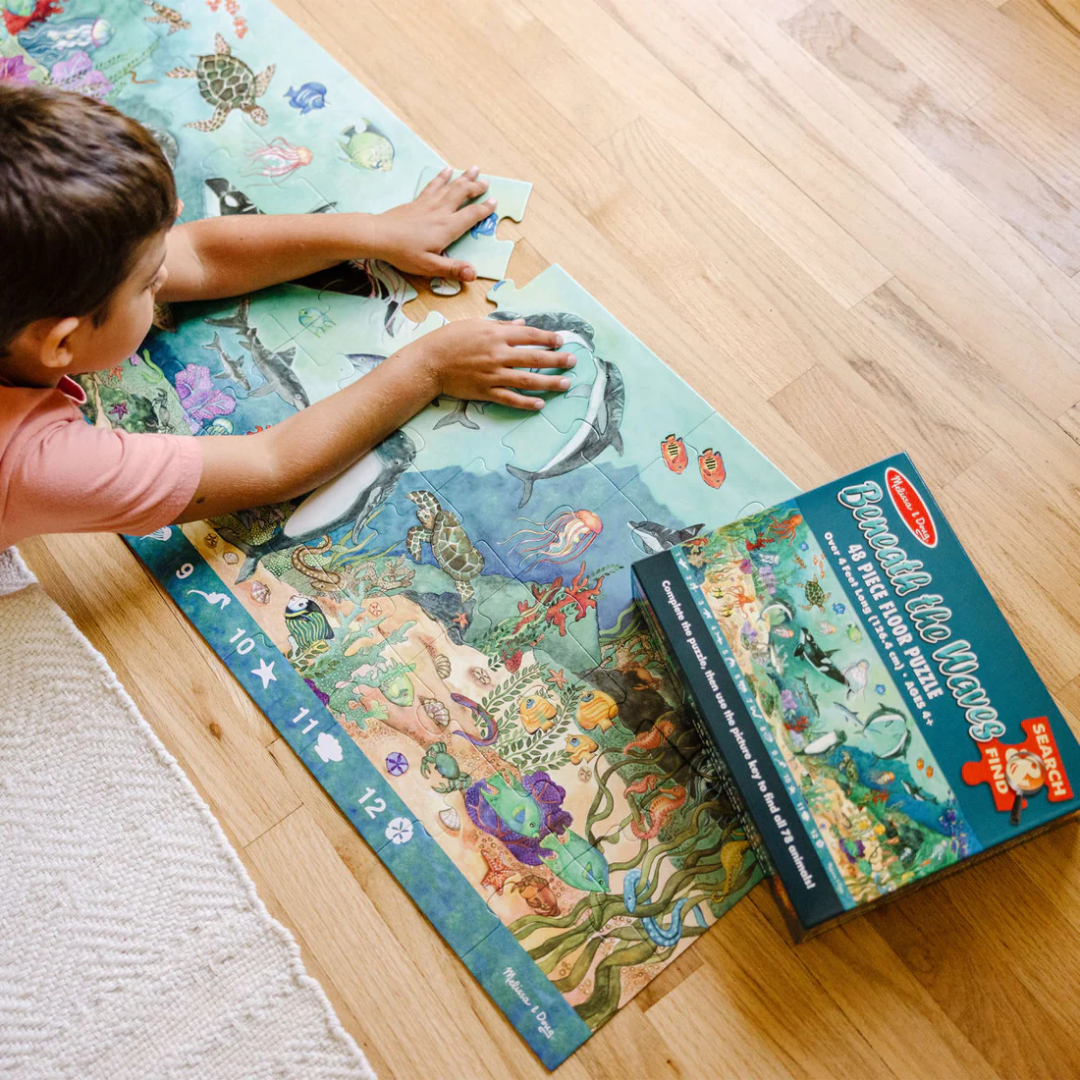 Beneath the Waves Search & Find Floor Puzzle - 48 pieces