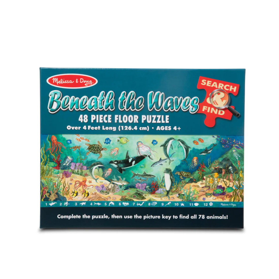 Beneath the Waves Search & Find Floor Puzzle - 48 pieces