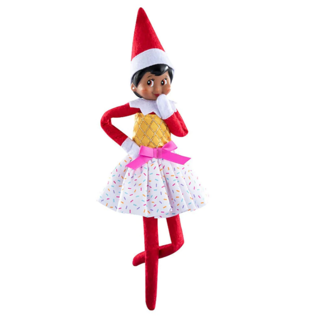 Claus Couture Collection® Ice Cream Party Dress For Elf on The Shelf