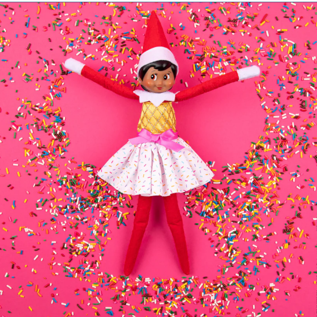 Claus Couture Collection® Ice Cream Party Dress For Elf on The Shelf