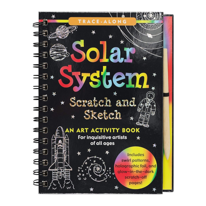 Solar System Scratch and Sketch Book