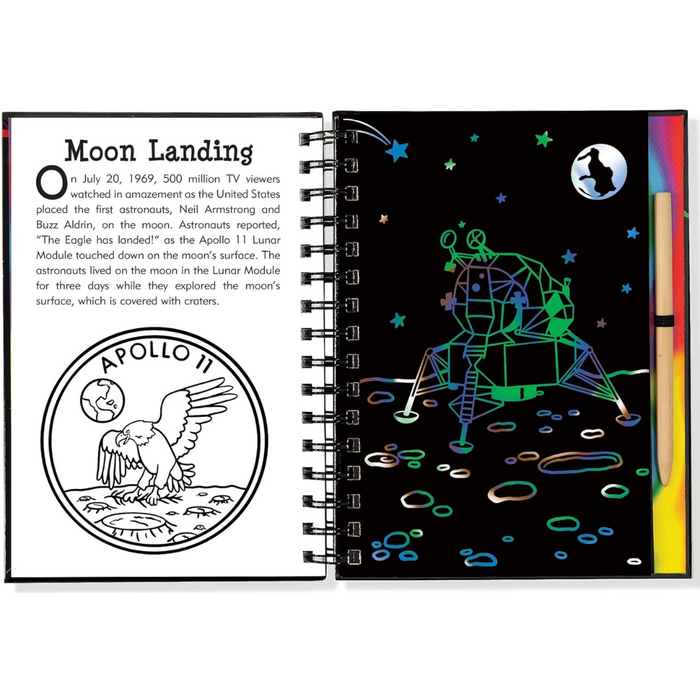 Solar System Scratch and Sketch Book