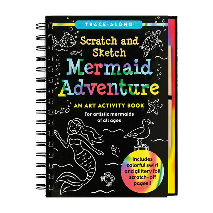 Mermaid Adventure Scratch and Sketch Book