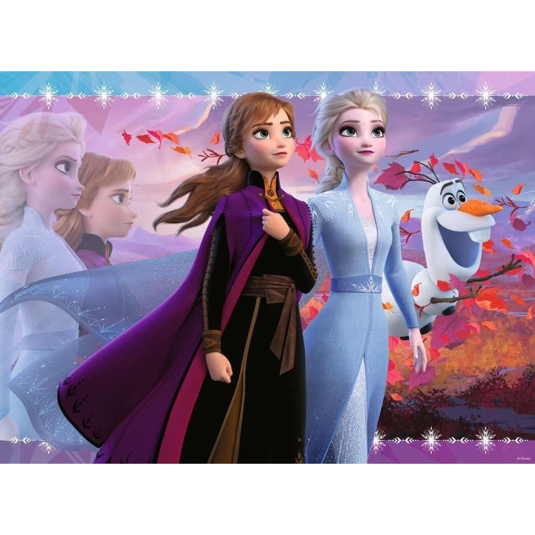 Frozen 2: Strong Sisters - 100 Piece Glitter Puzzle