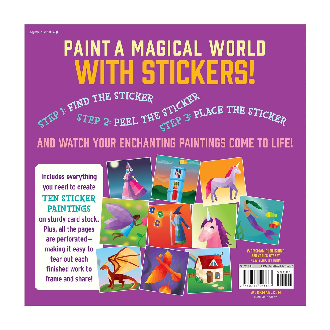 Paint by Sticker Kids: Unicorns & Magic