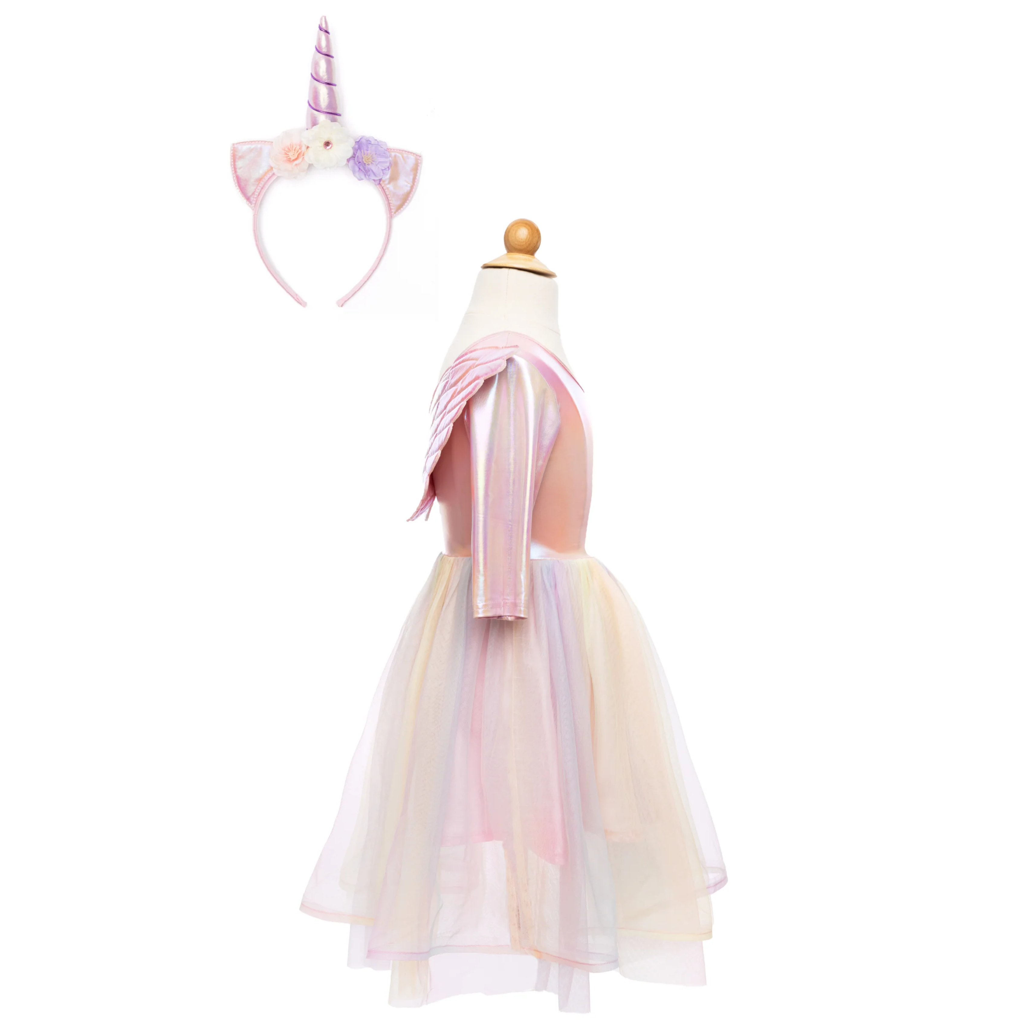 Alicorn Dress with Wings & Headband