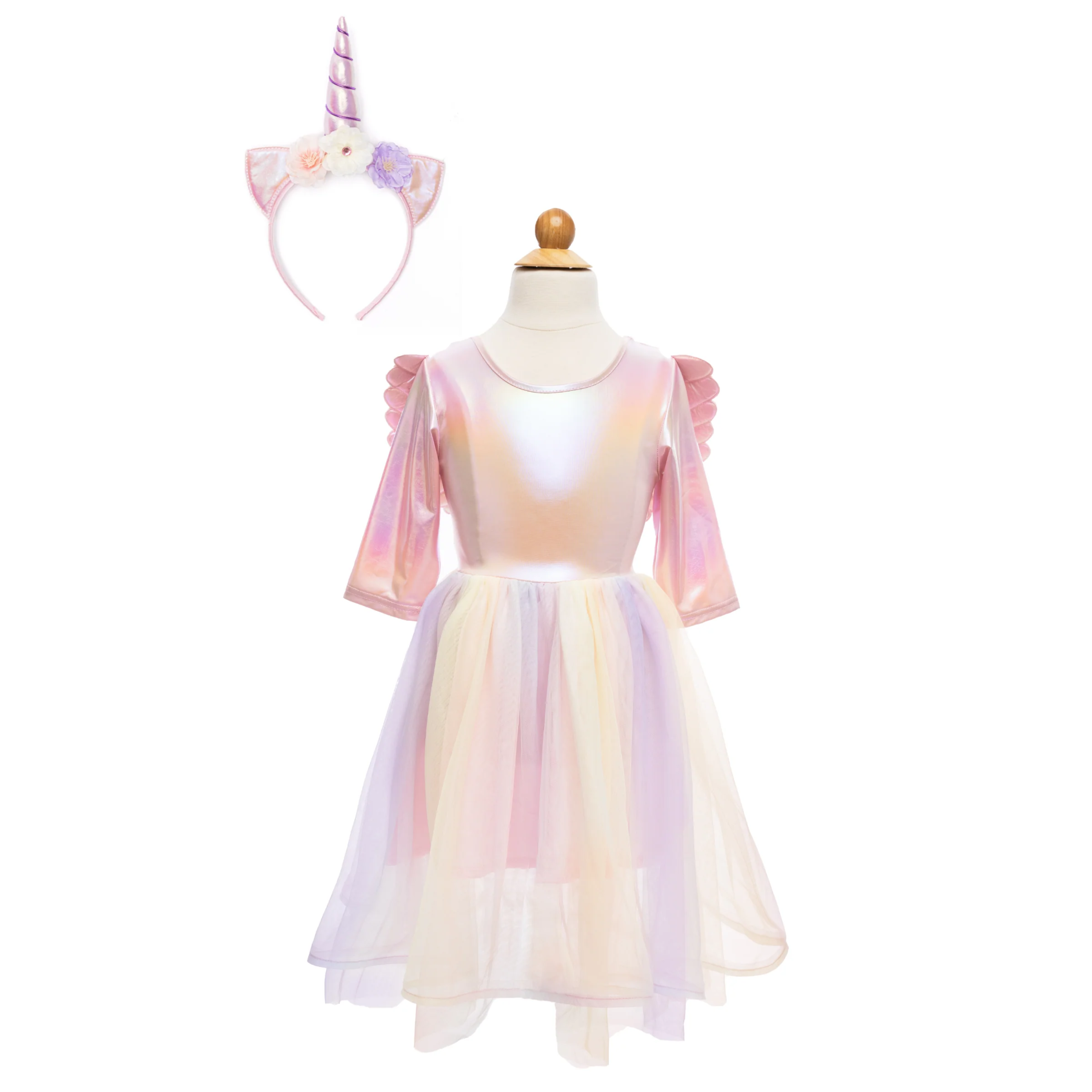 Alicorn Dress with Wings & Headband