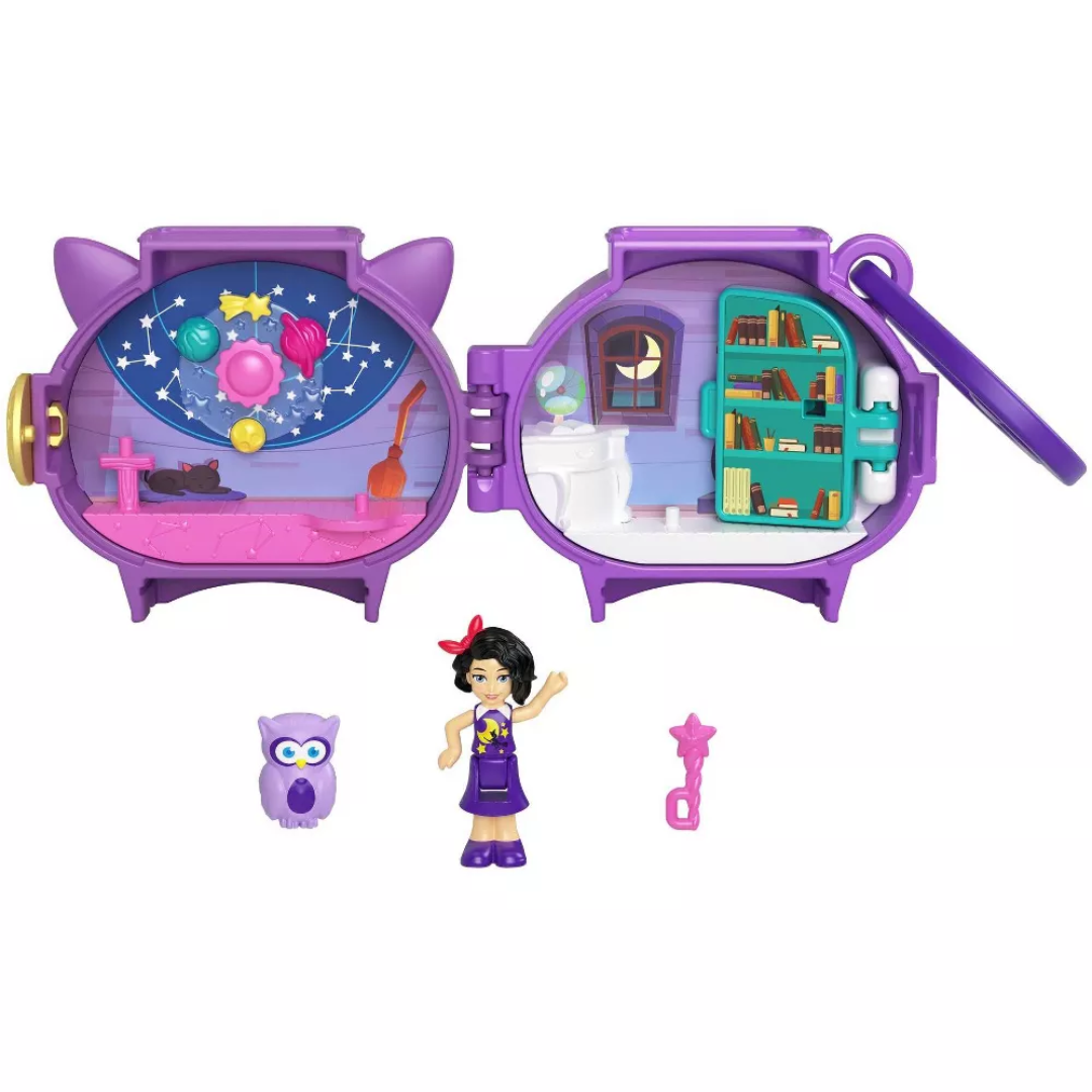 Polly Pocket Pet Connects Stackable Compact Playset - Assorted
