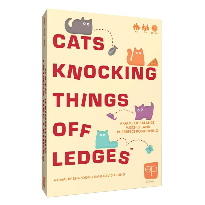 The Op Games Cats Knocking Things Off Ledges Board Game
