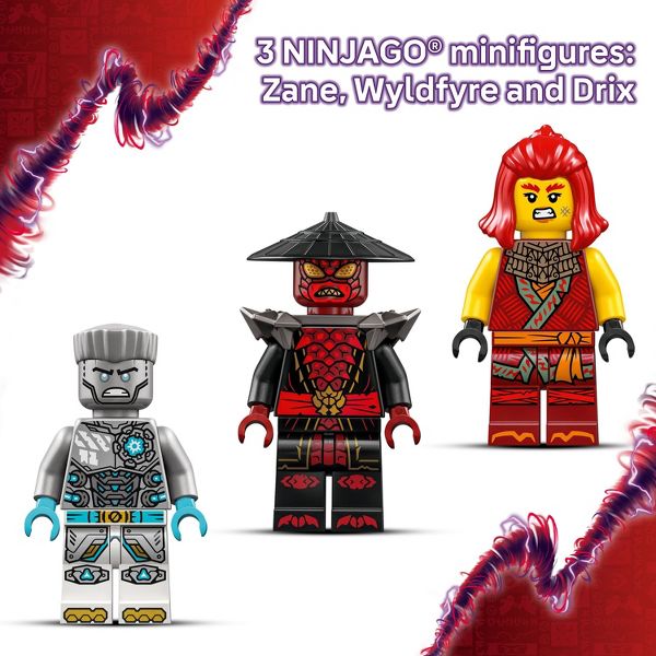 LEGO NINJAGO Zane's Battle Suit Mech Ninja Toy 71827