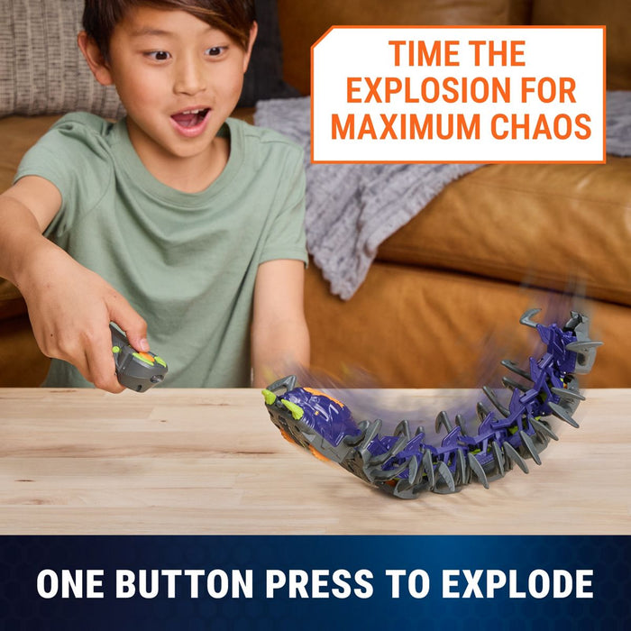 HEX BOTS Explodapede Remote Control Centipede Animal Figure