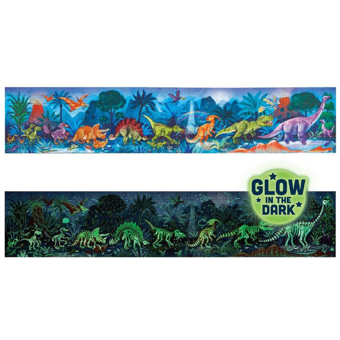 Hape Giant 59" Glow-in-the-Dark Dinosaur 200-Piece Floor Puzzle