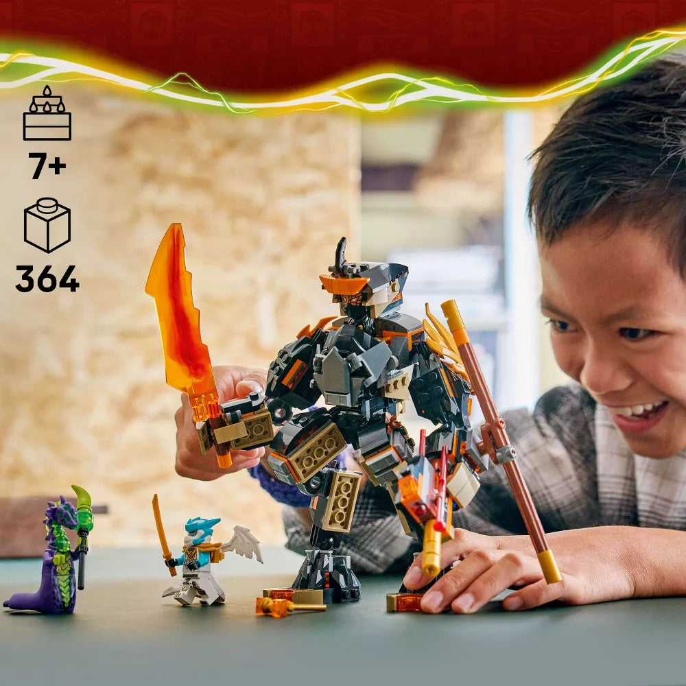 LEGO Cole's Mission Mech & Dragon Zane Ninjago
