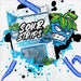 Sour Strips Blue Raspberry Chewy Candy 3.4 oz