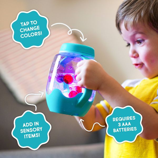 Glo Pals Red Sensory Jar