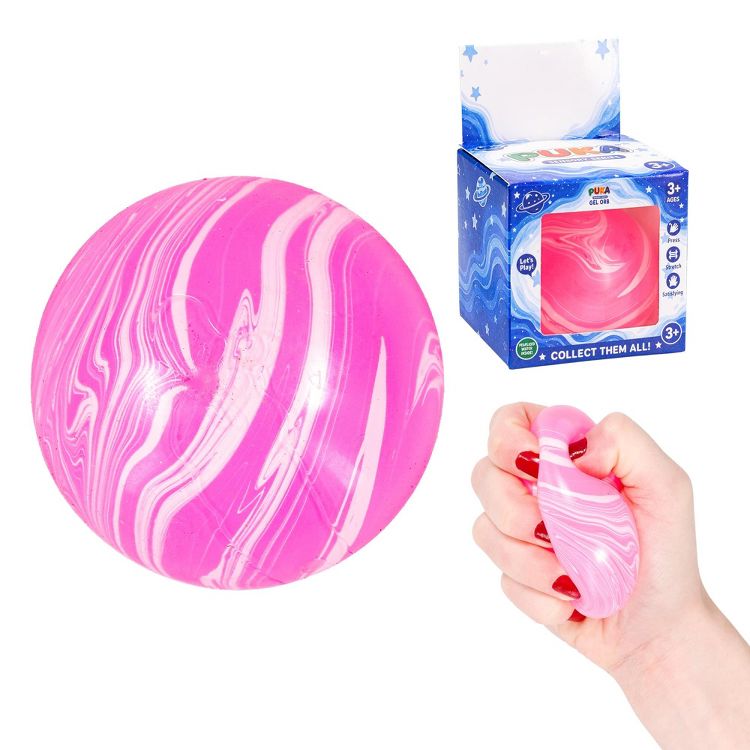 Puka Creations Marble Swirl Orb Squishy Toy