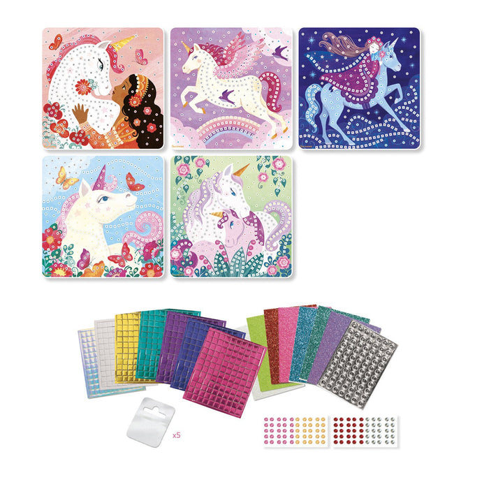 Sycomore Stick'N Fun L Mosaics Unicorns Kids Craft Activity Kit