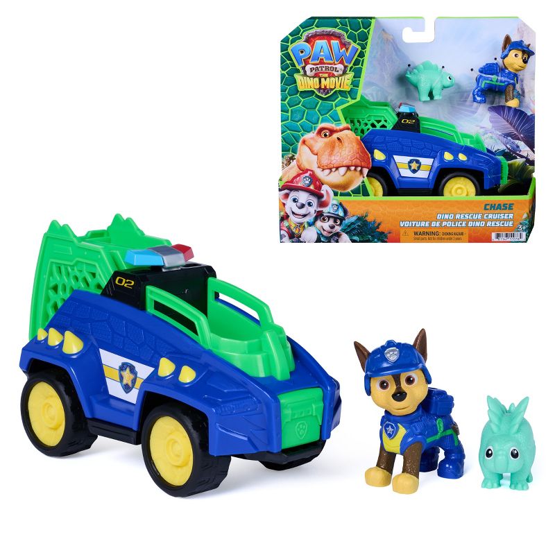 PAW Patrol Dino Movie Chase Rescue Cruiser Vehicle with Figures