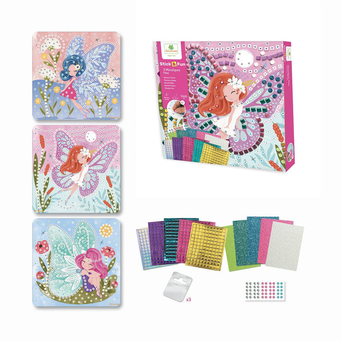 Sycomore Stick'N Fun - S Mosaics Fairies Craft Kit