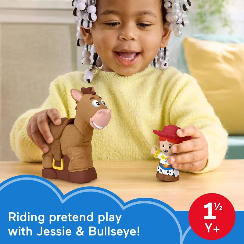 Fisher-Price Little People Disney Pixar Toy Story Bobbin’ Bullseye & Jessie Toy