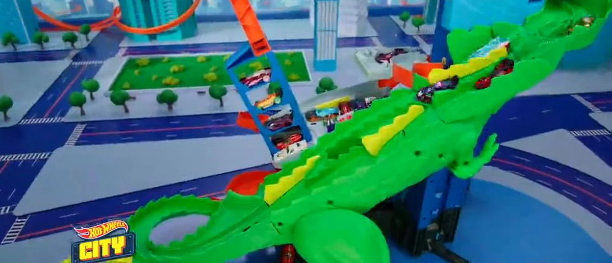 Hot Wheels City Ultimate T-Rex Garage Playset