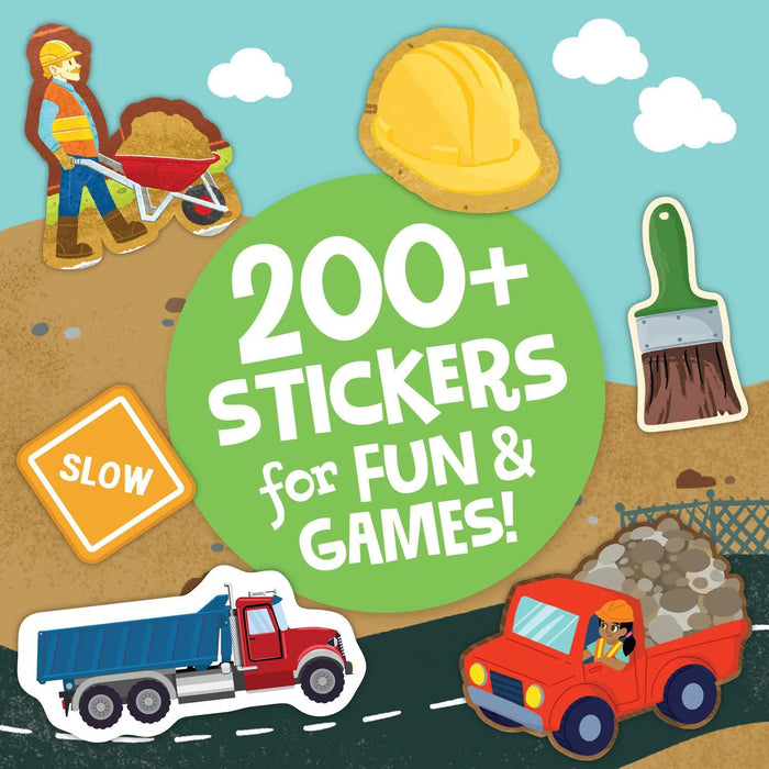 Peaceable Kingdom Build It! Construction Sticker Activity Book