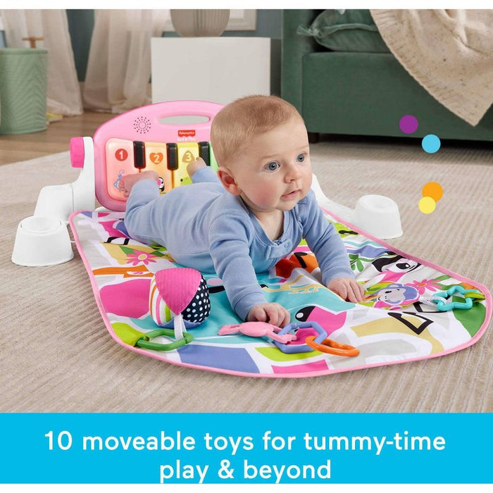 Fisher-Price Glow & Grow Kick & Play Piano Gym Toy