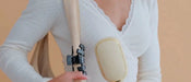 TELETIES Medium Hair Detangler Hair Brush Tan