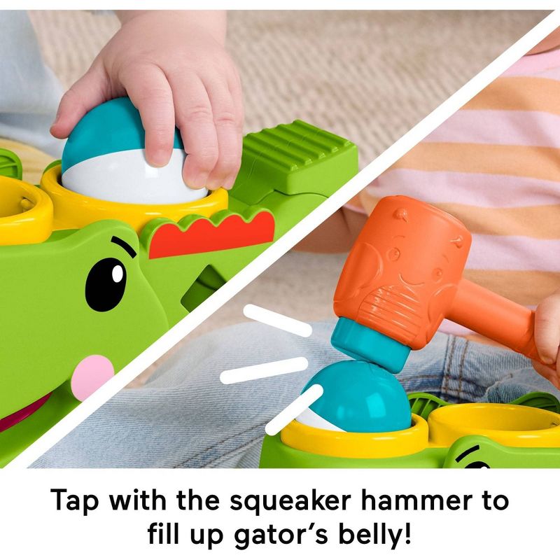 Fisher-Price Sit & Tap Rolligator Toy